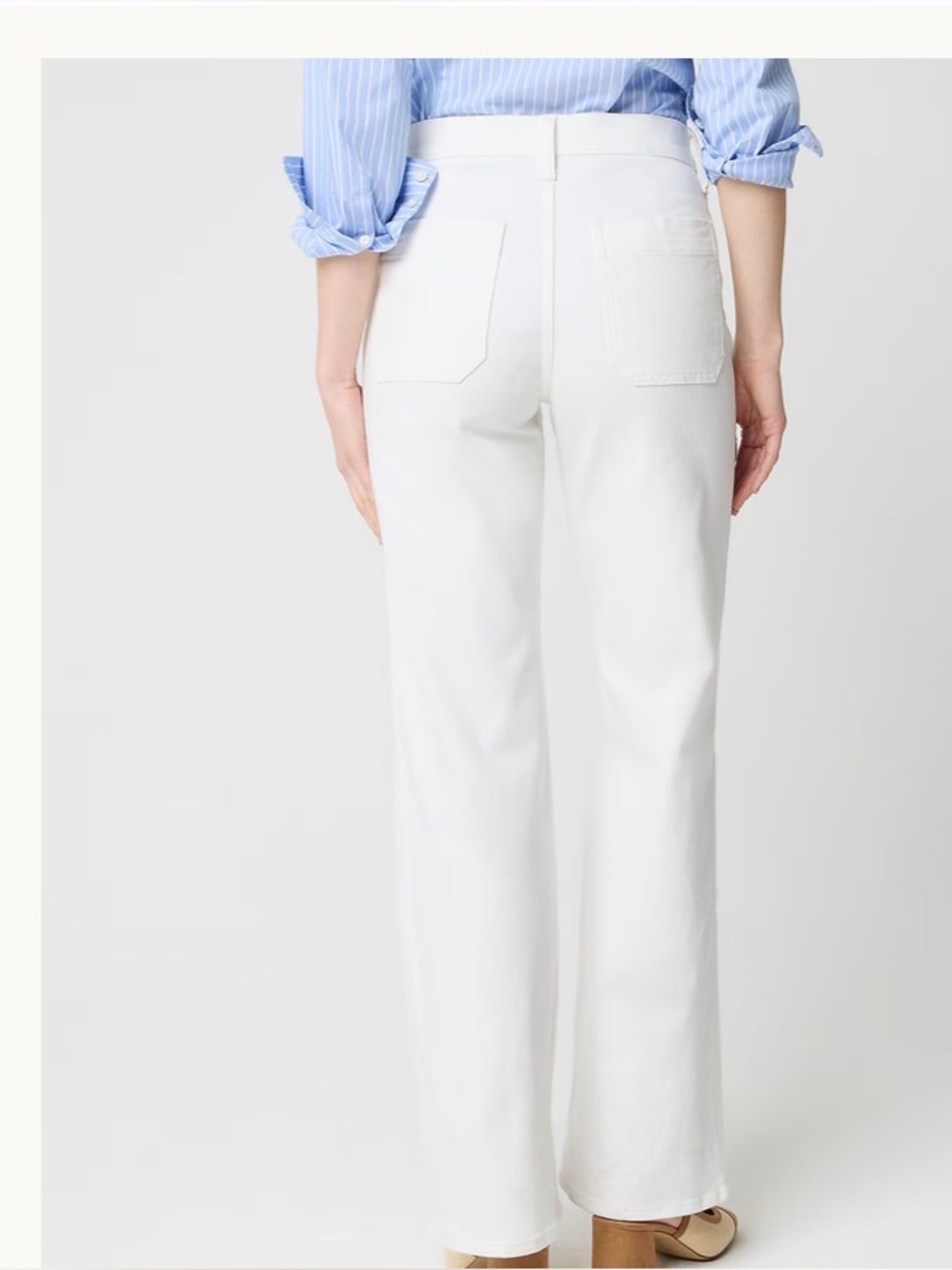 J CREW Slim wide-leg Sailor jean in all-day stretch SIZE 27 CG417 - Picture 3 of 7